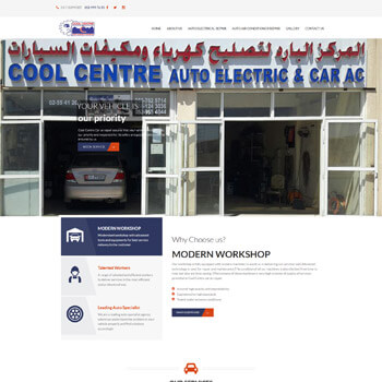 coolcentreabudhabi.com/ web page screenshot